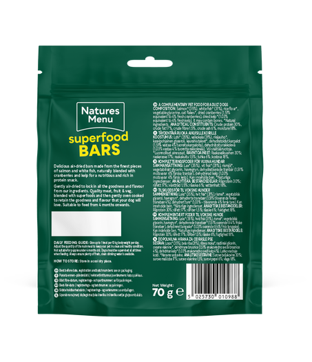 Salmon and White Fish Superfood Bars image number 1