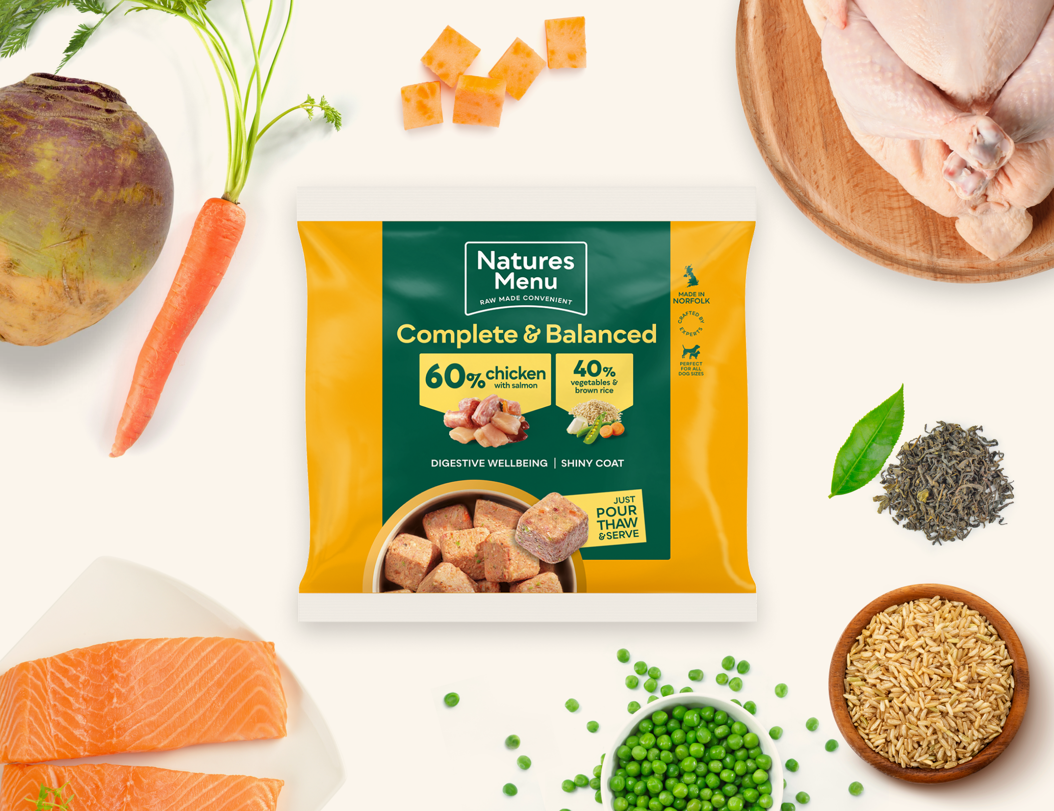 60% Chicken and Salmon Nuggets image number 0